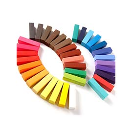 Haarkreide-Set mit 36 Farben